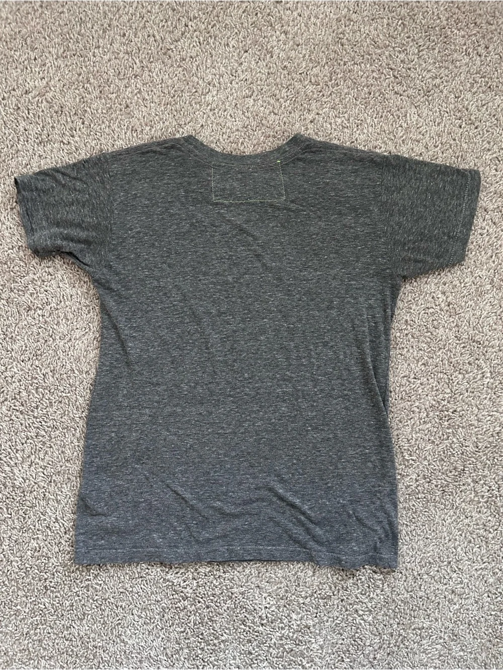 Aviator Nation Kids Heather Gray Tee with Retro Surf Stripe Patch
